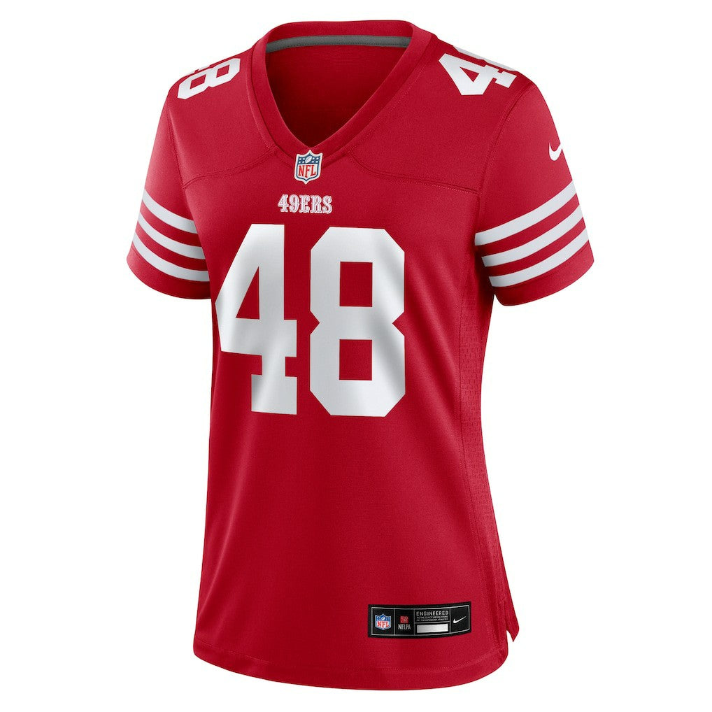 Tatum Bethune  Women's Team Game Jersey - San Francisco 49ers Jerseys