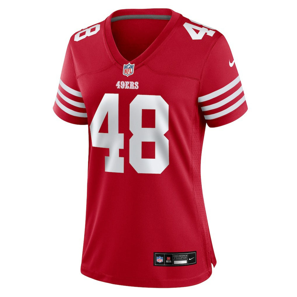 Tatum Bethune  Women's Team Game Jersey - San Francisco 49ers Jerseys