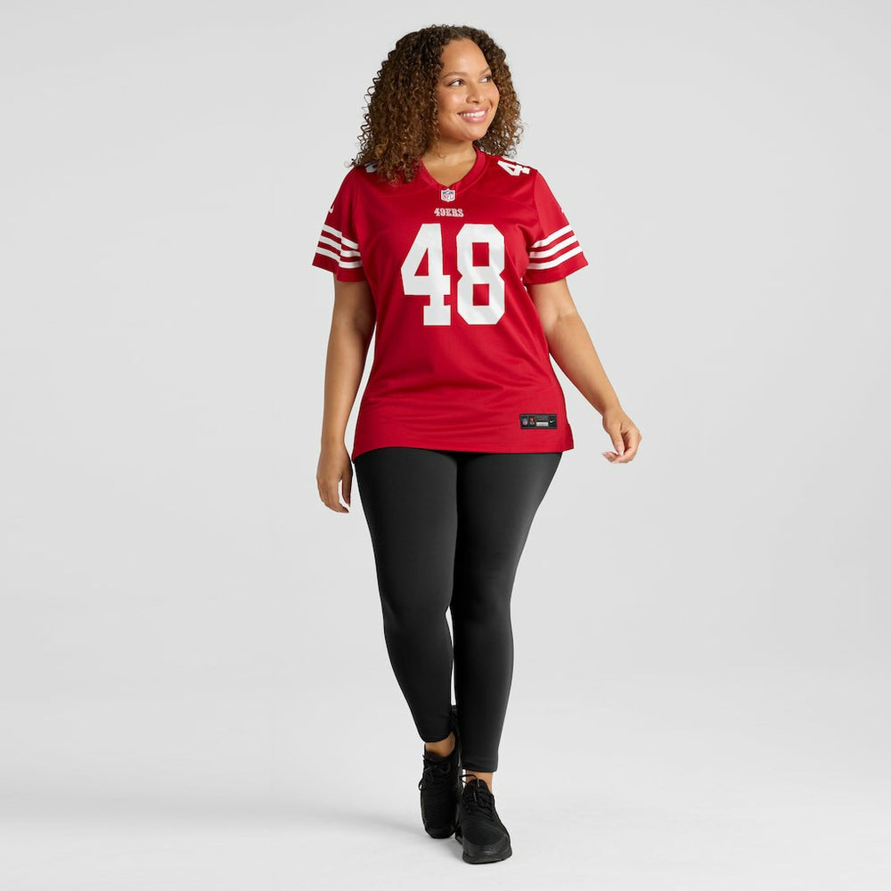 Tatum Bethune  Women's Team Game Jersey - San Francisco 49ers Jerseys