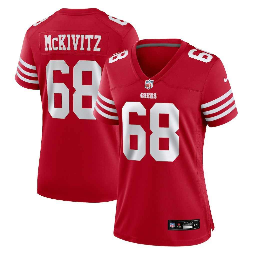 Colton McKivitz  Women's Team Game Jersey - San Francisco 49ers Jerseys