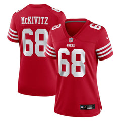 Colton McKivitz  Women's Team Game Jersey - San Francisco 49ers Jerseys