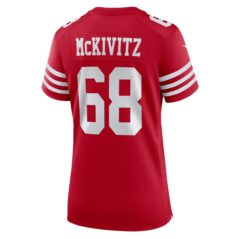 Colton McKivitz  Women's Team Game Jersey - San Francisco 49ers Jerseys