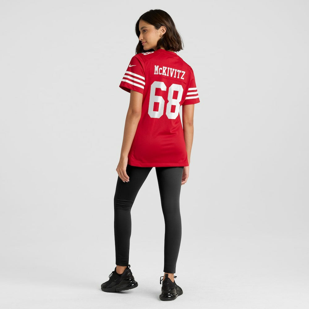Colton McKivitz  Women's Team Game Jersey - San Francisco 49ers Jerseys
