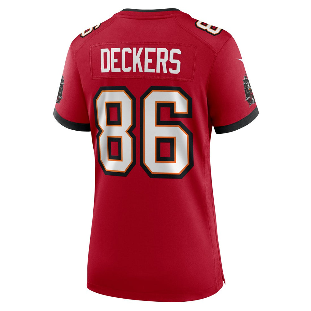 Evan Deckers  Women's Team Game Jersey - Tampa Bay Buccaneers Jerseys