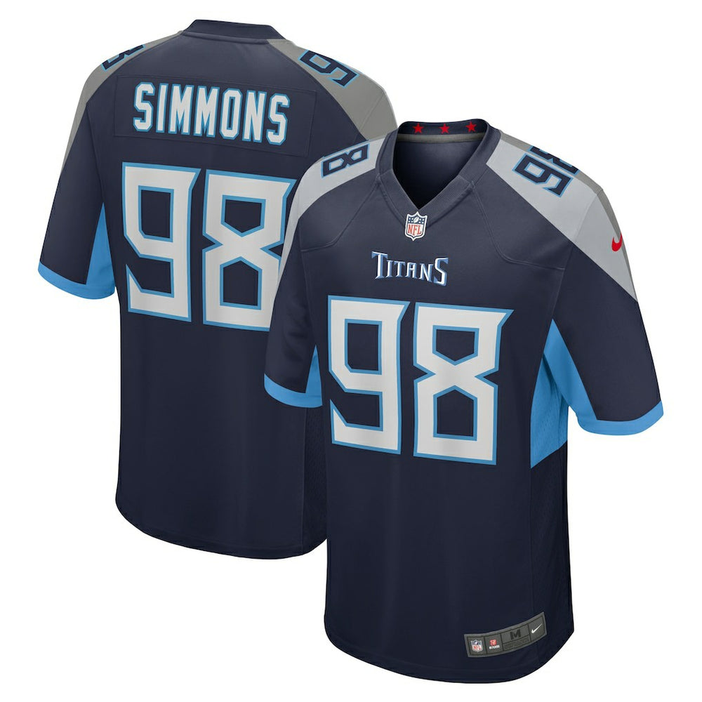 Jeffery Simmons  Game Jersey - Tennessee Titans Jerseys
