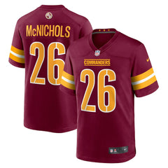 Jeremy McNichols  Game Jersey - Washington Commanders Jerseys