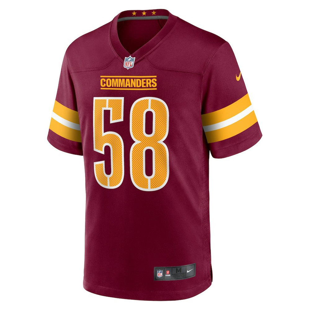 Jordan Magee  Game Jersey - Washington Commanders Jerseys