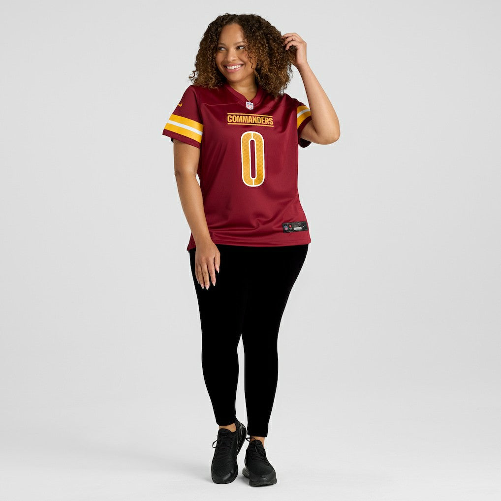 Mike Sainristil  Women's Team Game Jersey - Washington Commanders Jerseys
