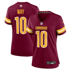Tress Way  Women's Team Game Jersey - Washington Commanders Jerseys