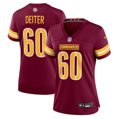 Michael Deiter  Women's Team Game Jersey - Washington Commanders Jerseys