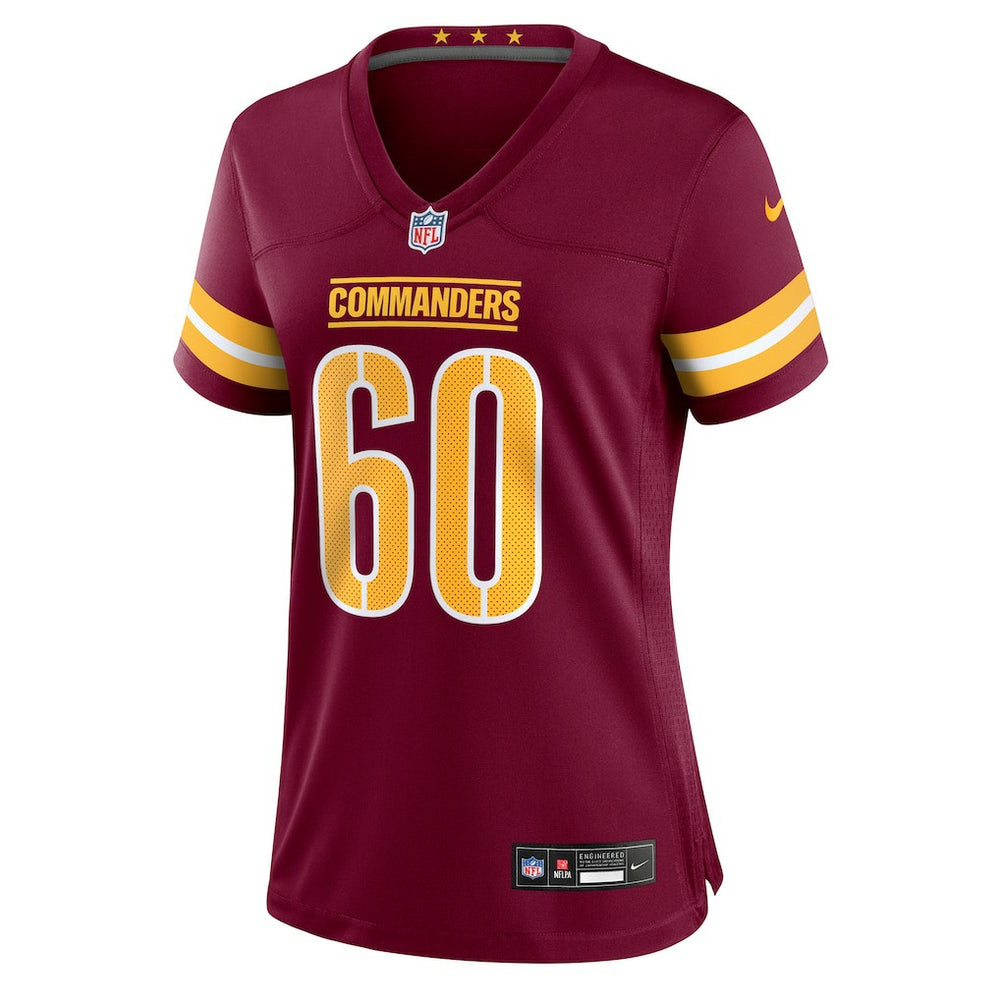 Michael Deiter  Women's Team Game Jersey - Washington Commanders Jerseys