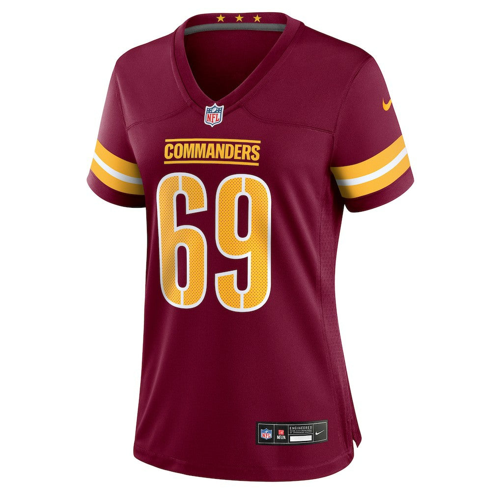 Tyler Ott  Women's Team Game Jersey - Washington Commanders Jerseys