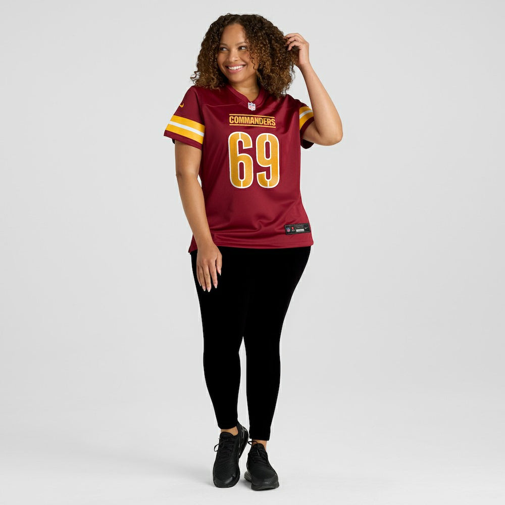 Tyler Ott  Women's Team Game Jersey - Washington Commanders Jerseys