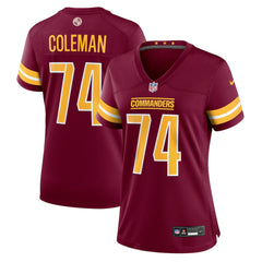 Brandon Coleman  Women's Team Game Jersey - Washington Commanders Jerseys