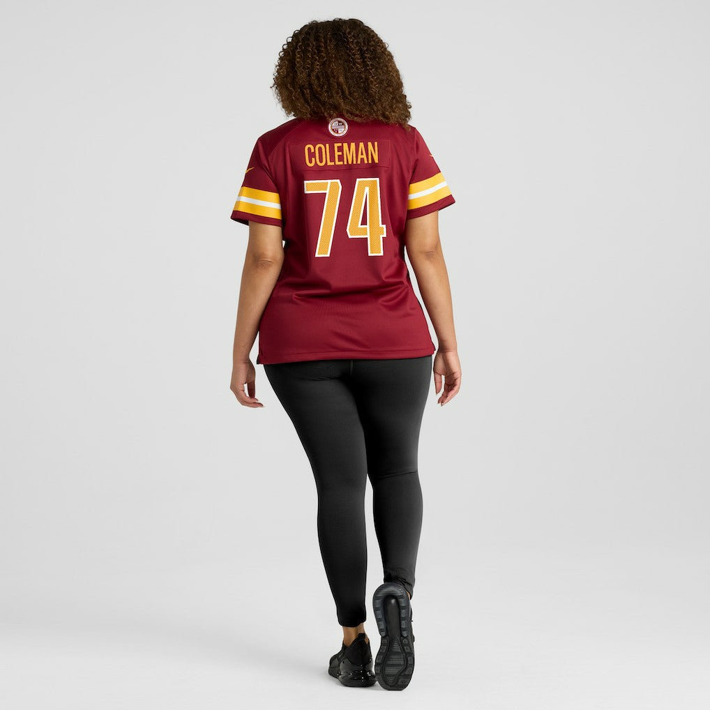 Brandon Coleman  Women's Team Game Jersey - Washington Commanders Jerseys