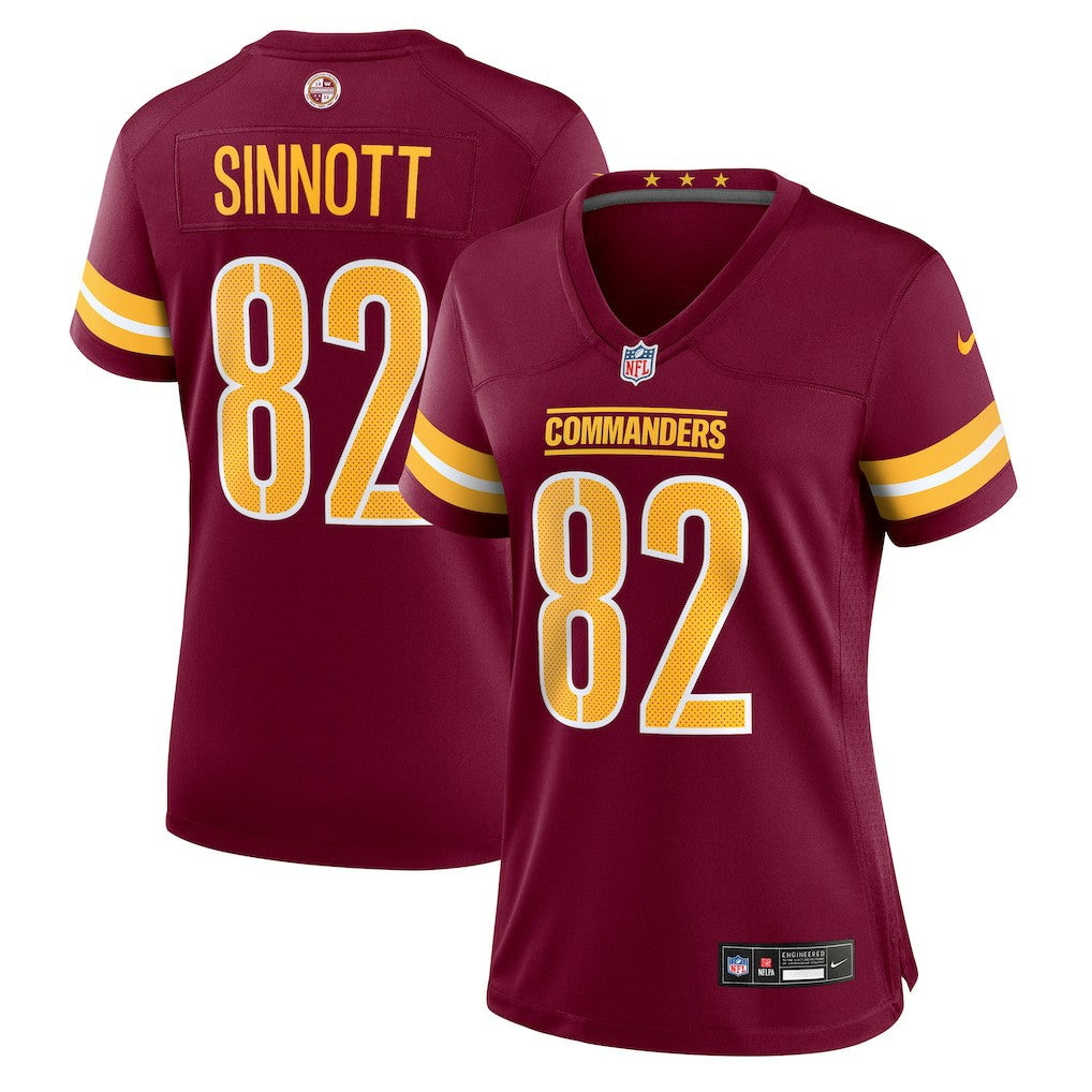 Ben Sinnott  Women's Team Game Jersey - Washington Commanders Jerseys