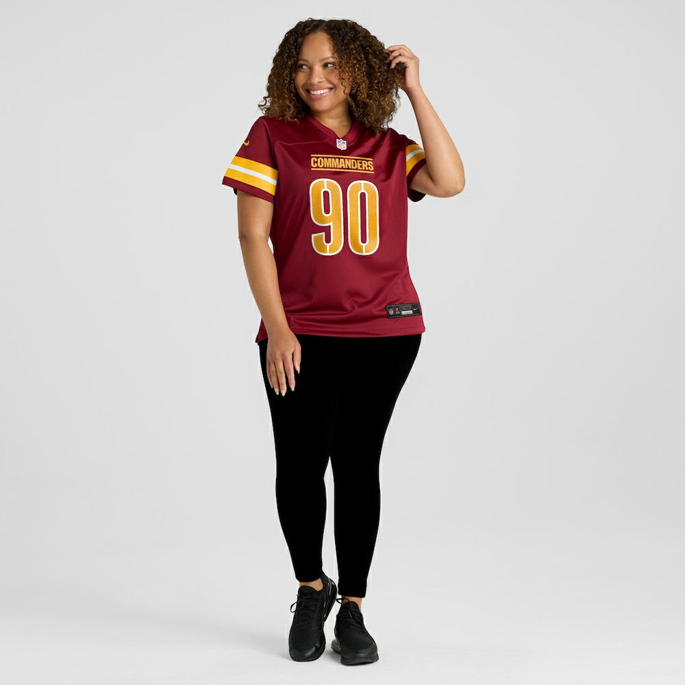Javontae Jean-Baptiste  Women's Team Game Jersey - Washington Commanders Jerseys