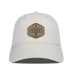 NHL Seattle Kraken Men's Levelwear Faux Leather Patch Unstructured Adjustable Hat