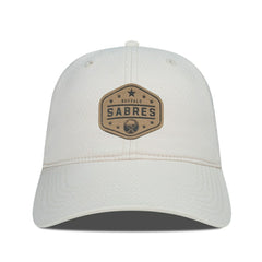 NHL Buffalo Sabres Men's Levelwear Faux Leather Patch Unstructured Adjustable Hat