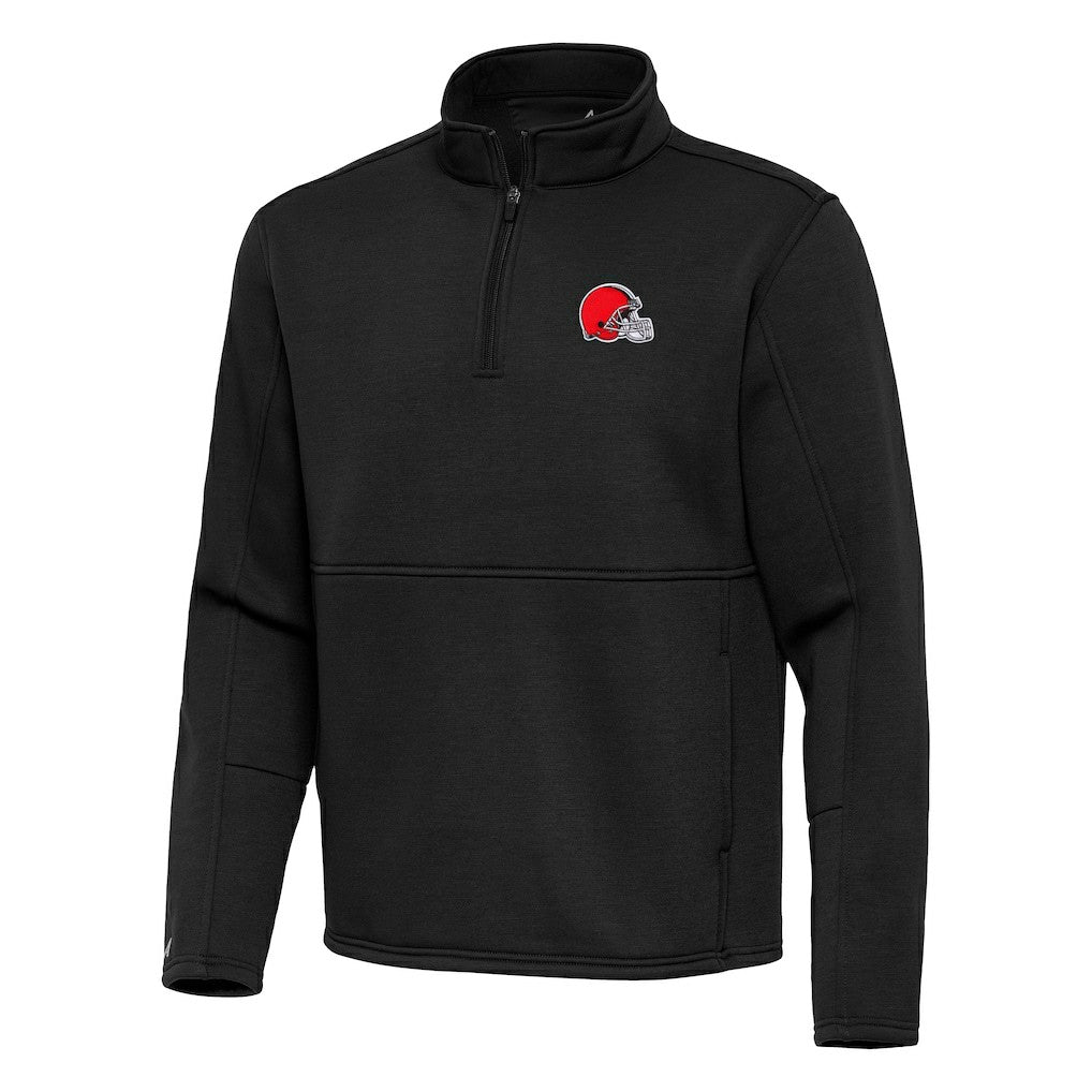 Antigua Twist Quarter-Zip Pullover Jacket - Cleveland Browns Pullover