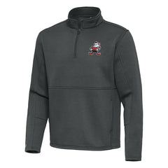 Antigua Twist Quarter-Zip Pullover Jacket - Cleveland Browns Pullover