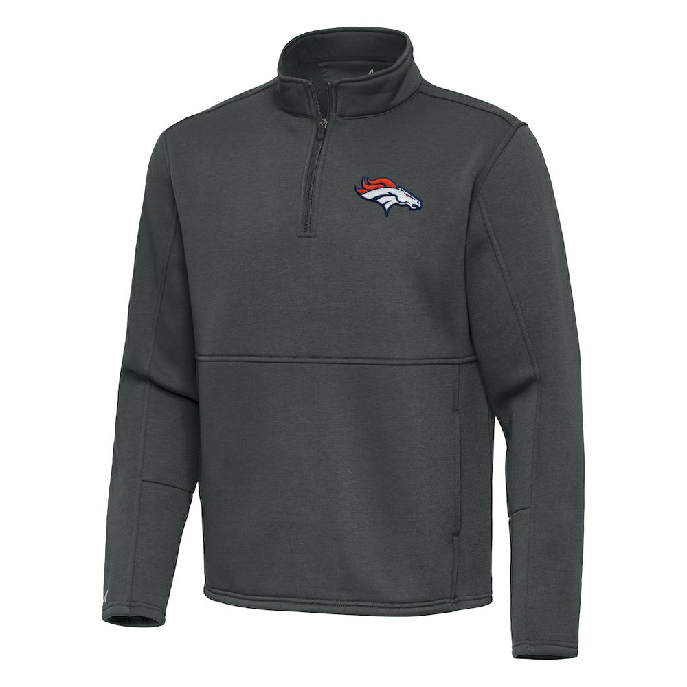 Antigua Twist Quarter-Zip Pullover Jacket - Denver Broncos Pullover