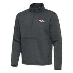 Antigua Twist Quarter-Zip Pullover Jacket - Denver Broncos Pullover