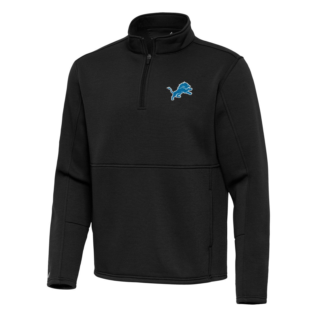 Antigua Twist Quarter-Zip Pullover Jacket - Detroit Lions Pullover