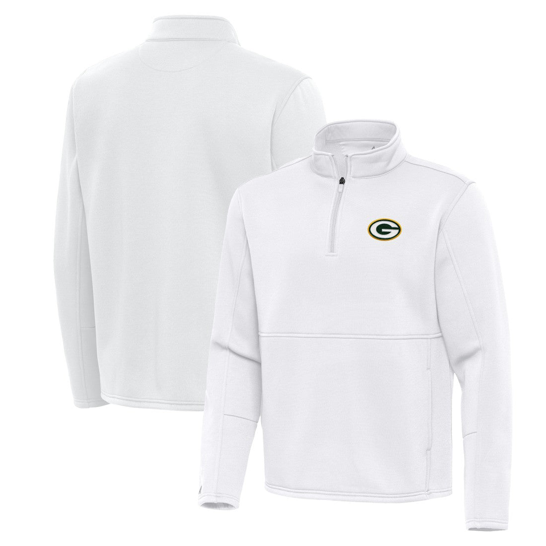 Antigua Twist Quarter-Zip Pullover Jacket - Green Bay Packers Pullover