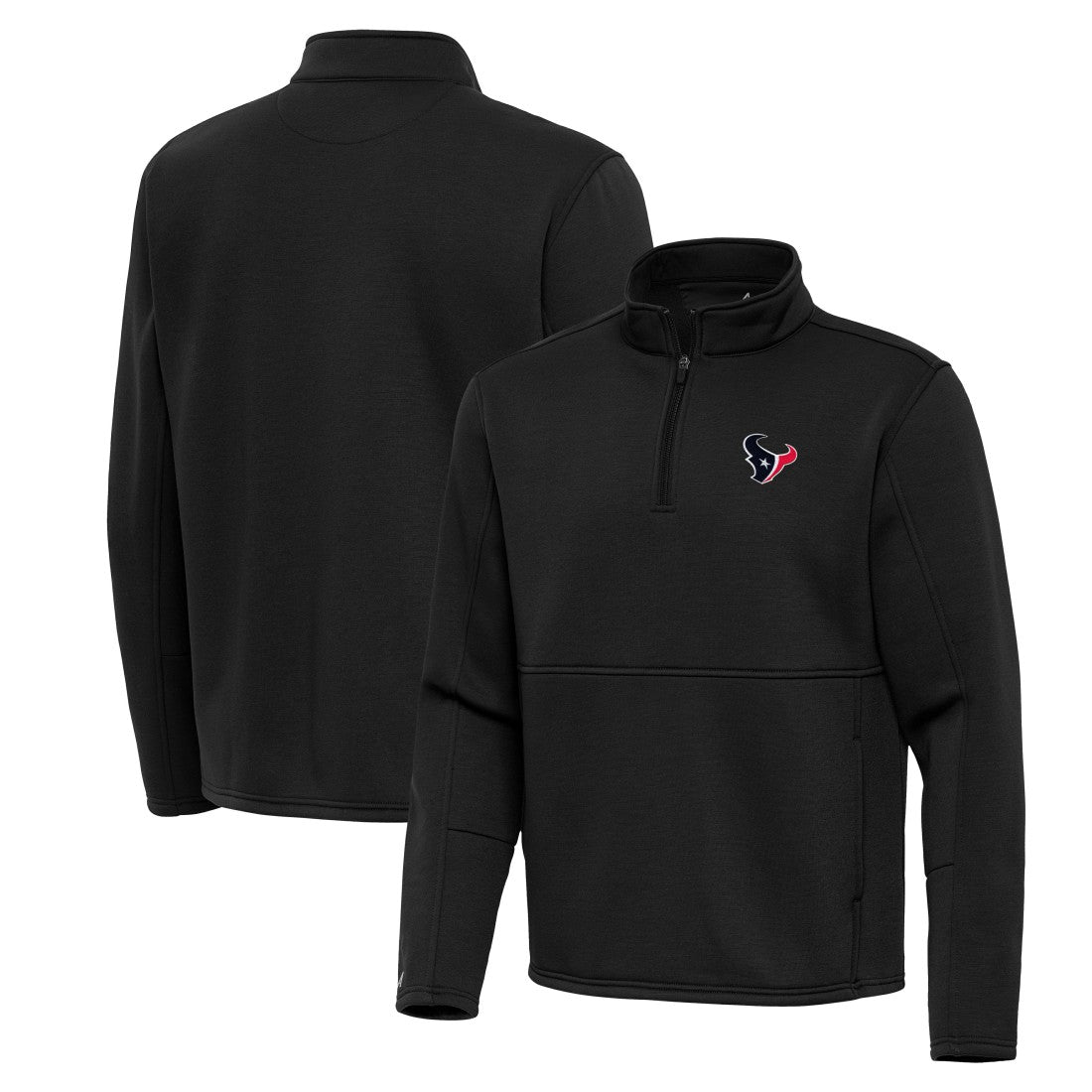 Antigua Twist Quarter-Zip Pullover Jacket - Houston Texans Pullover