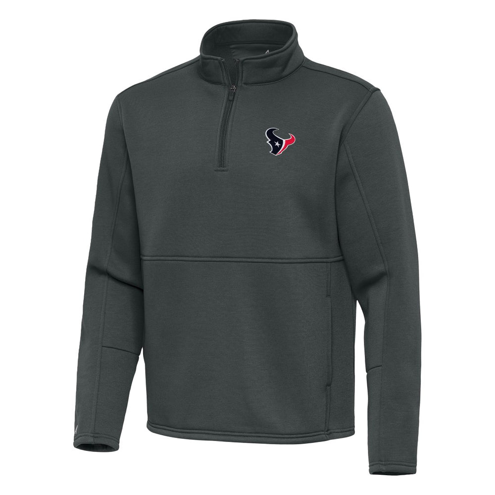 Antigua Twist Quarter-Zip Pullover Jacket - Houston Texans Pullover