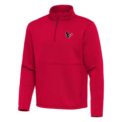 Antigua Twist Quarter-Zip Pullover Jacket - Houston Texans Pullover