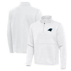 Antigua Twist Quarter-Zip Pullover Jacket - Carolina Panthers Pullover