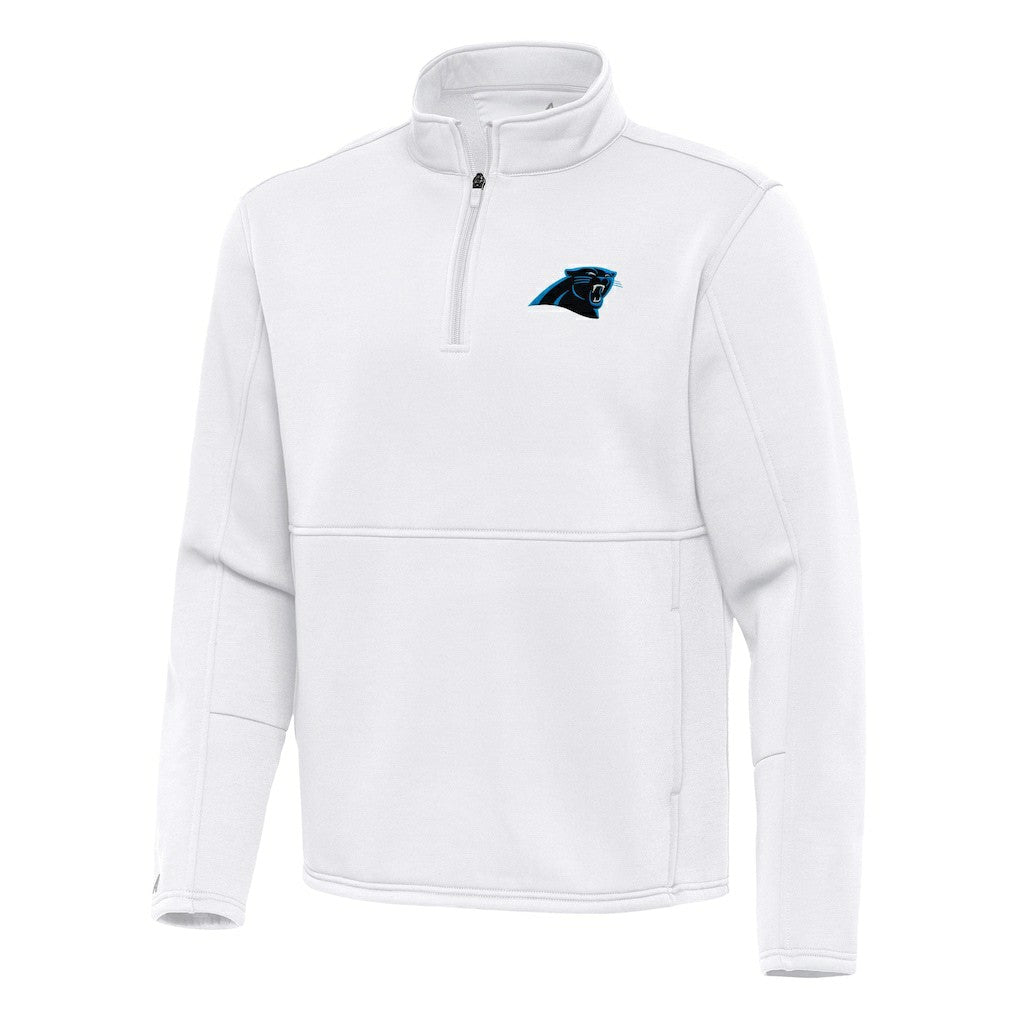 Antigua Twist Quarter-Zip Pullover Jacket - Carolina Panthers Pullover