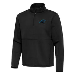 Antigua Twist Quarter-Zip Pullover Jacket - Carolina Panthers Pullover