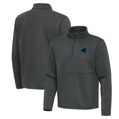 Antigua Twist Quarter-Zip Pullover Jacket - Carolina Panthers Pullover