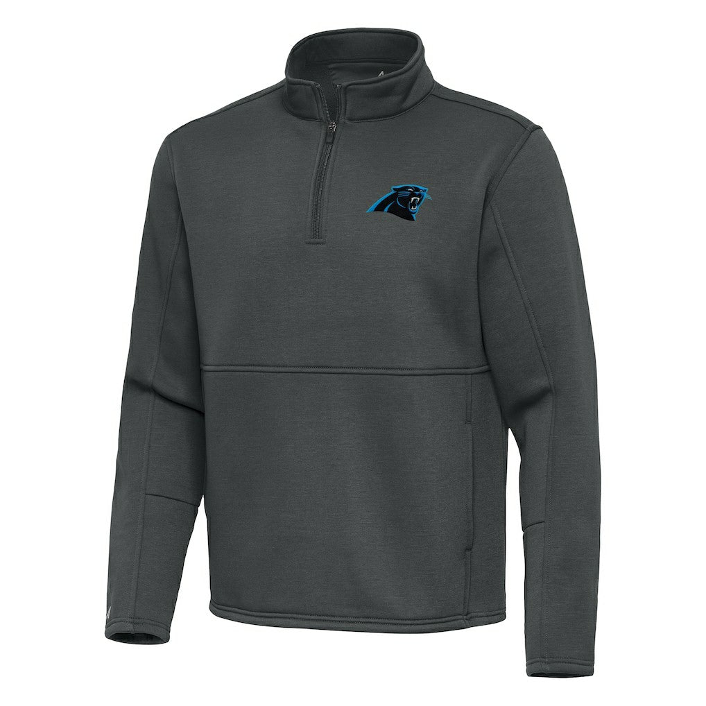 Antigua Twist Quarter-Zip Pullover Jacket - Carolina Panthers Pullover