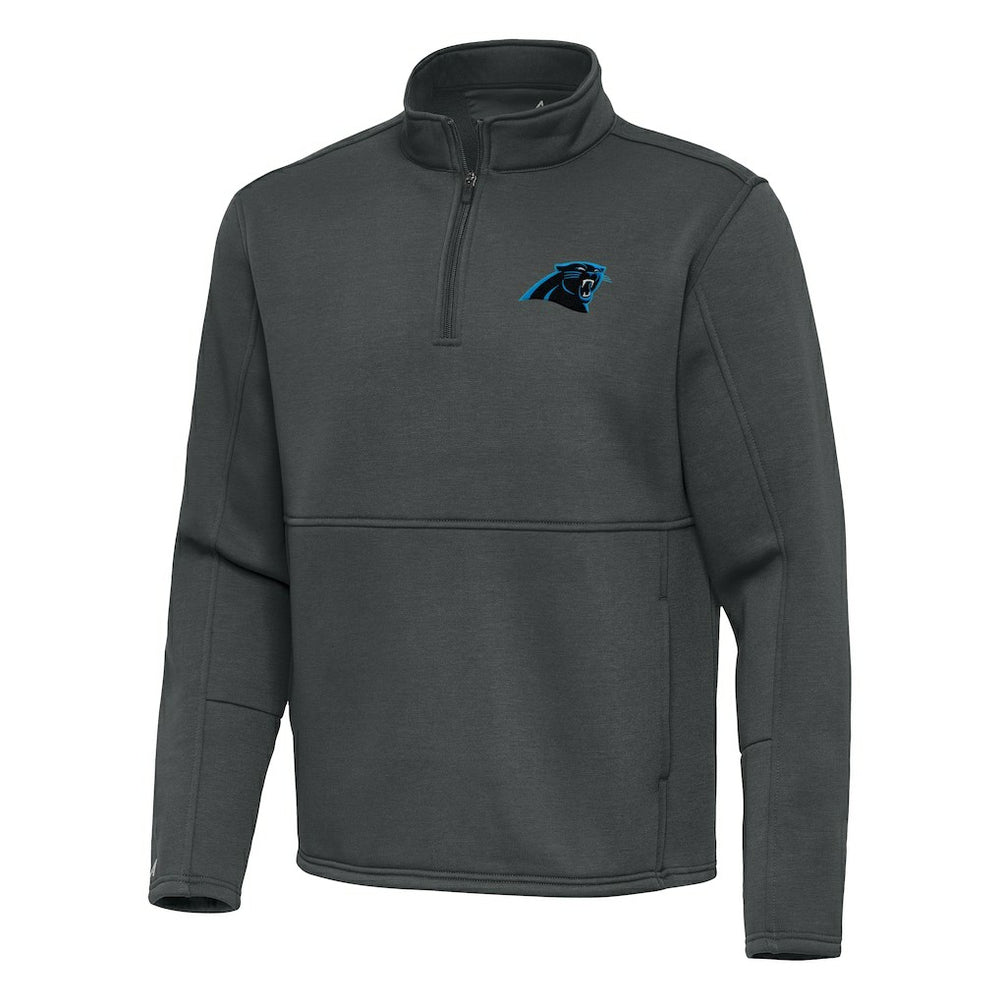 Antigua Twist Quarter-Zip Pullover Jacket - Carolina Panthers Pullover