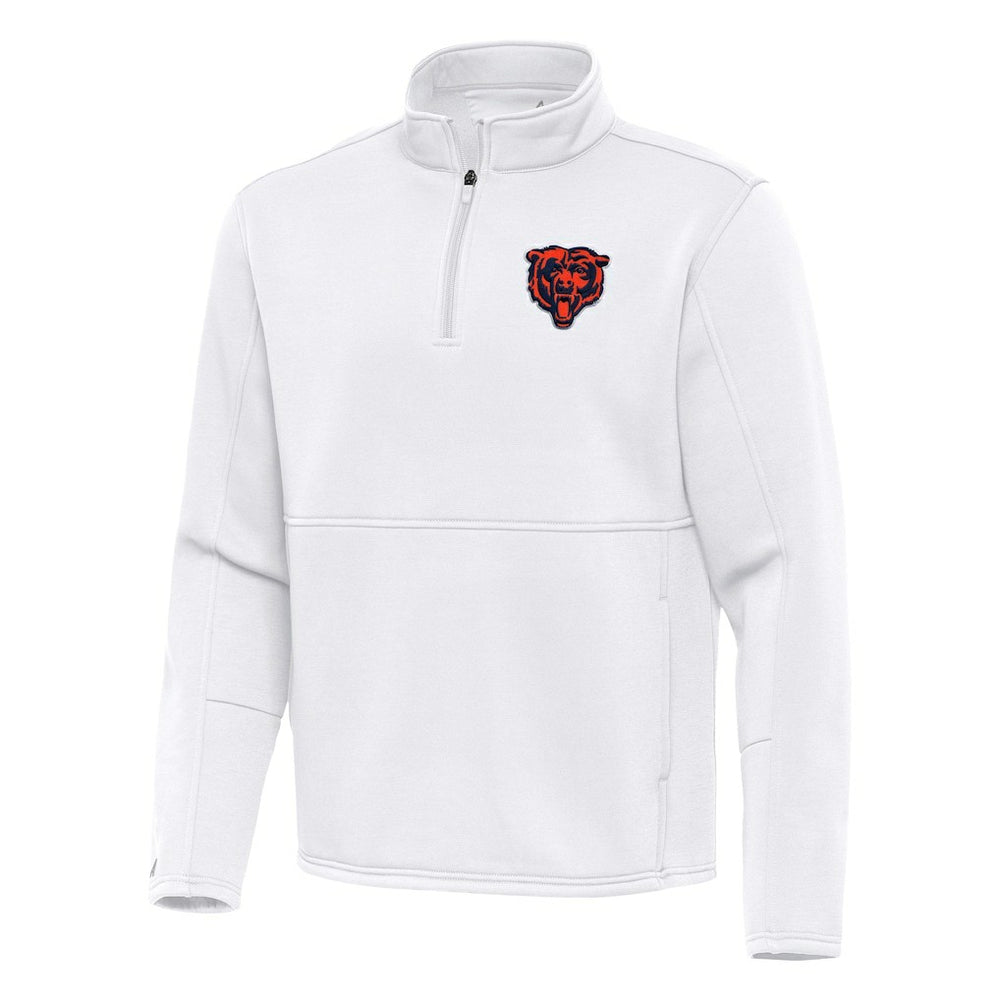 Antigua Twist Quarter-Zip Pullover Jacket - Chicago Bears Pullover