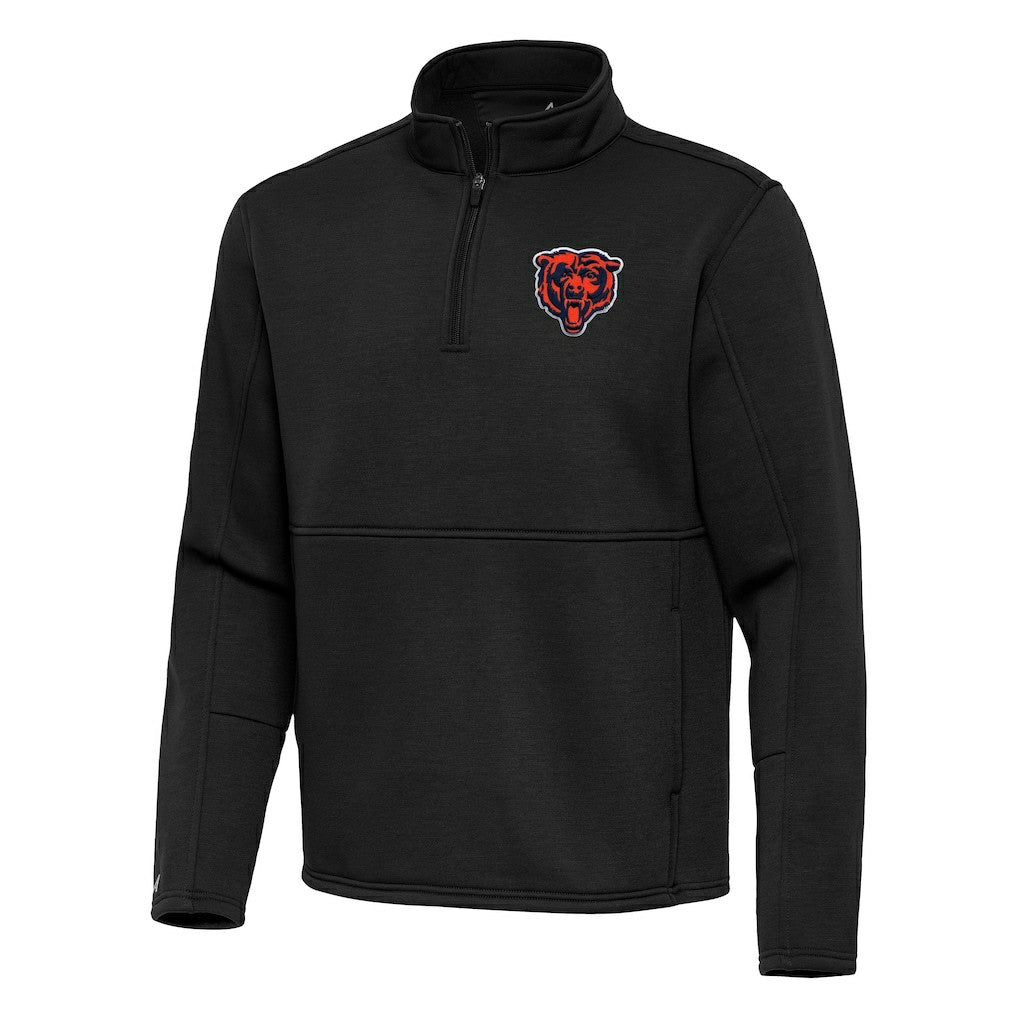 Antigua Twist Quarter-Zip Pullover Jacket - Chicago Bears Pullover