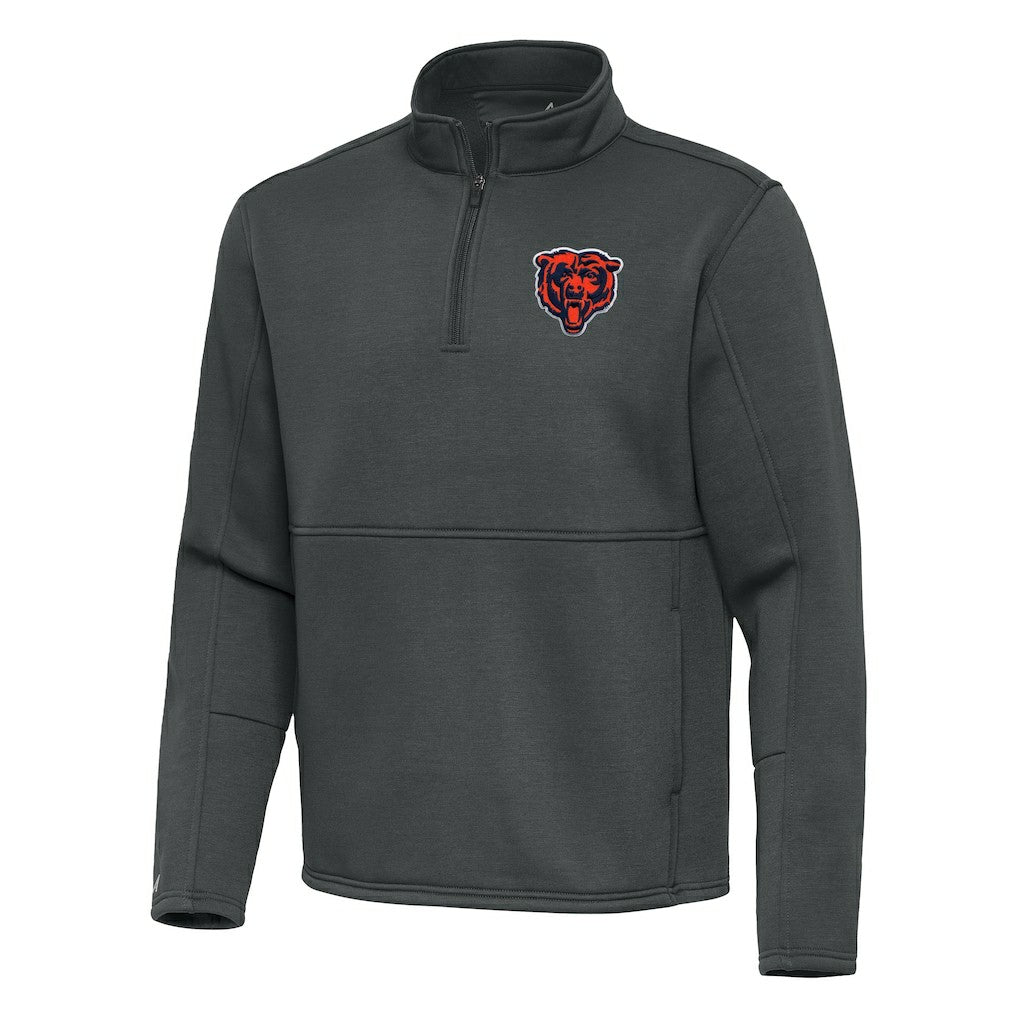 Antigua Twist Quarter-Zip Pullover Jacket - Chicago Bears Pullover