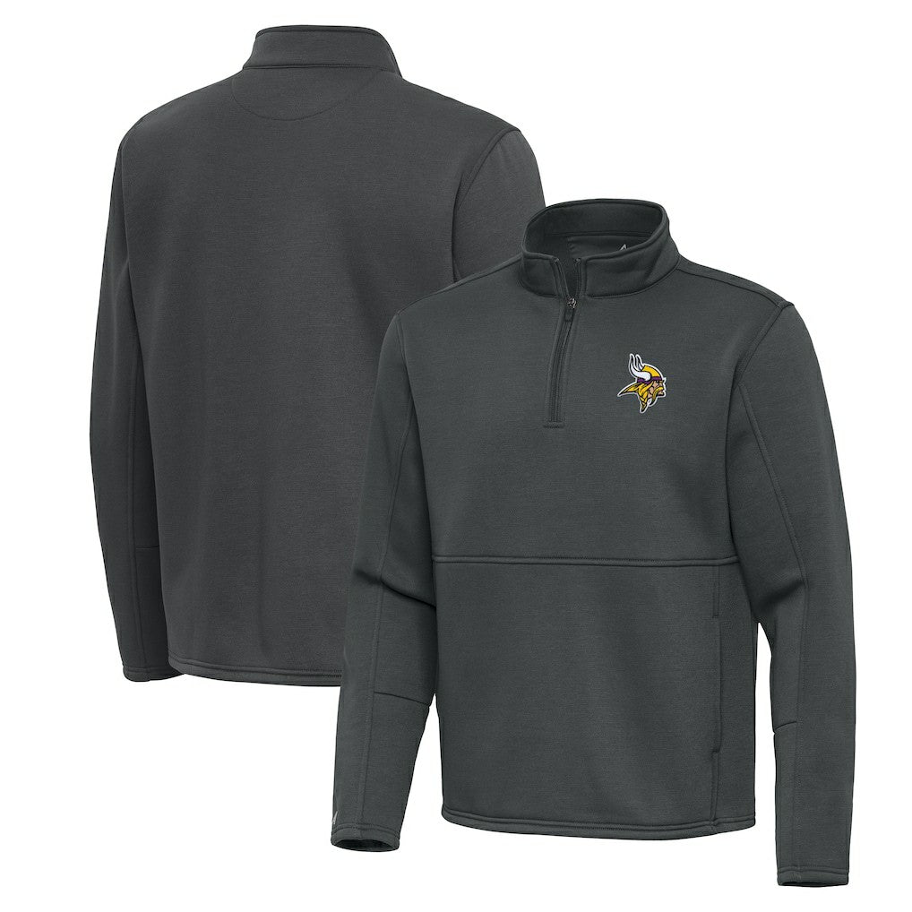 Antigua Twist Quarter-Zip Pullover Jacket - Minnesota Vikings Pullover