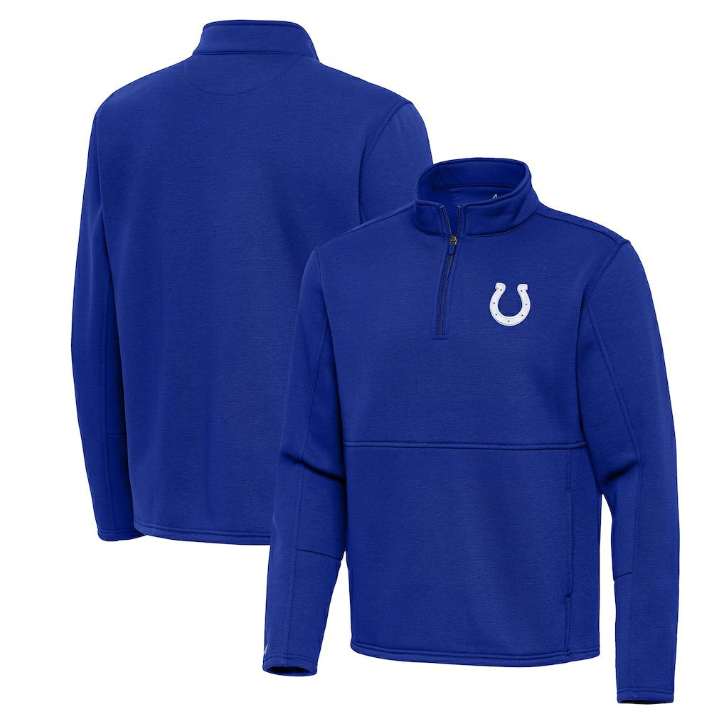 Antigua Twist Quarter-Zip Pullover Jacket - Indianapolis Colts Pullover