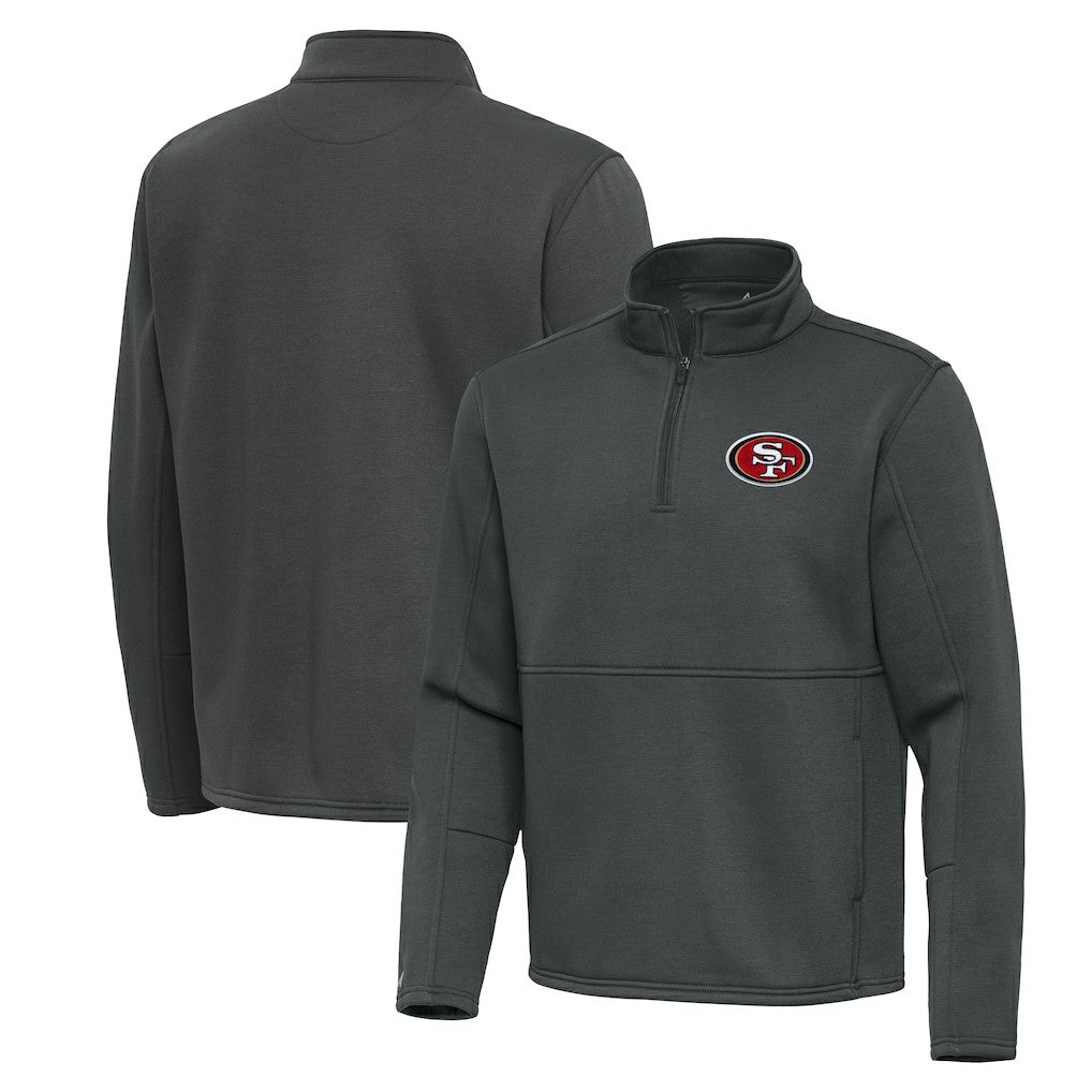 Antigua Twist Quarter-Zip Pullover Jacket - San Francisco 49ers Pullover