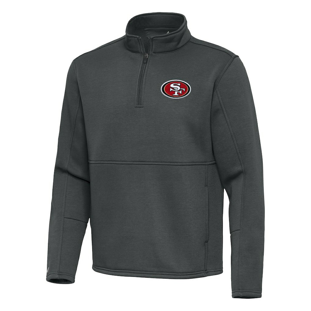 Antigua Twist Quarter-Zip Pullover Jacket - San Francisco 49ers Pullover