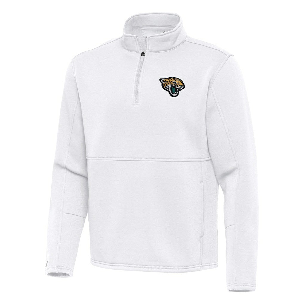 Antigua Twist Quarter-Zip Pullover Jacket - Jacksonville Jaguars Pullover