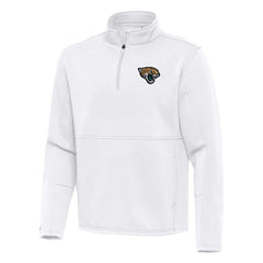 Antigua Twist Quarter-Zip Pullover Jacket - Jacksonville Jaguars Pullover