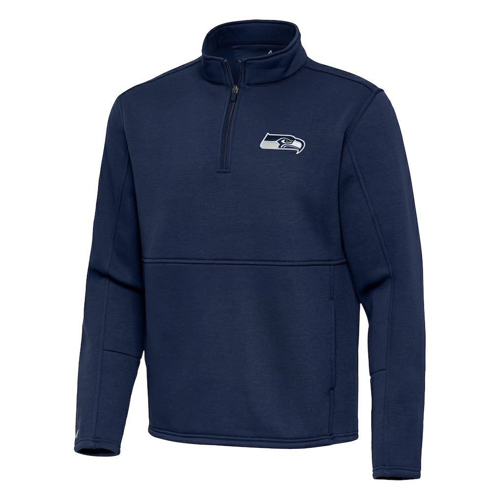 Antigua Twist Quarter-Zip Pullover Jacket - Seattle Seahawks Pullover