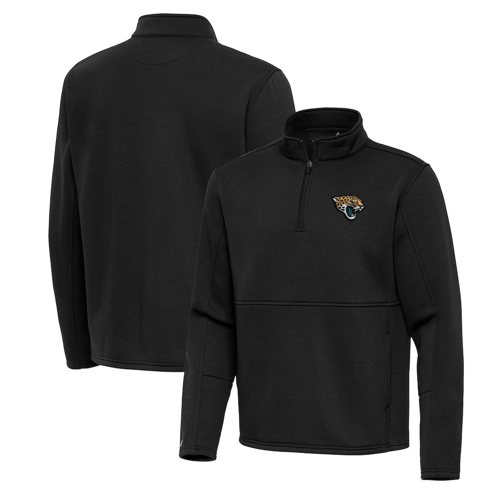 Antigua Twist Quarter-Zip Pullover Jacket - Jacksonville Jaguars Pullover