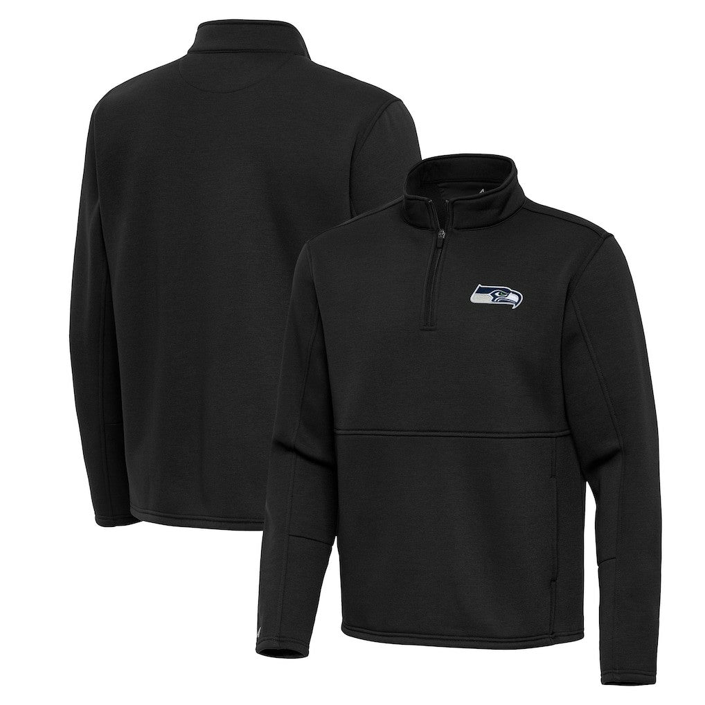 Antigua Twist Quarter-Zip Pullover Jacket - Seattle Seahawks Pullover
